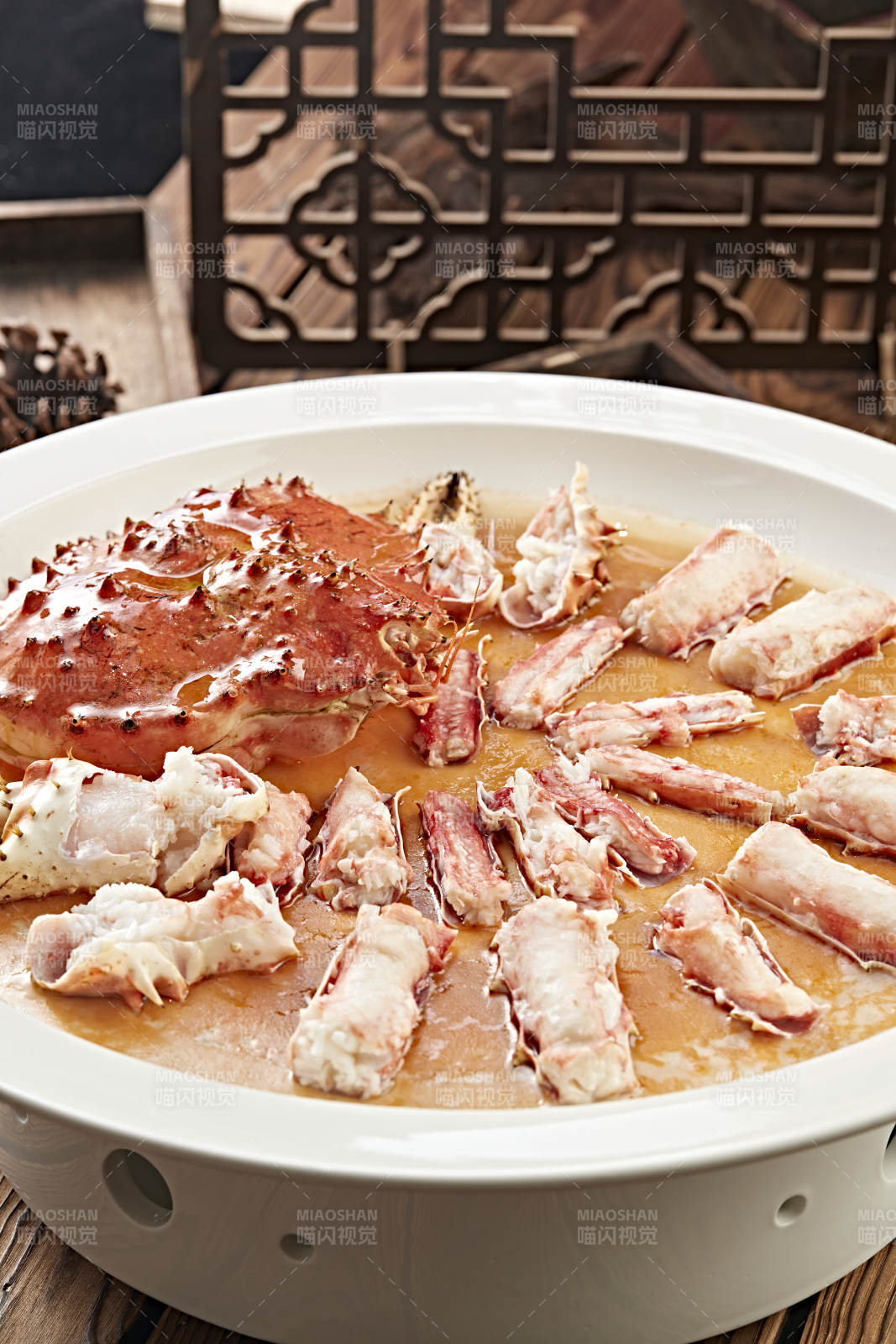 清蒸活阿拉斯加帝王蟹