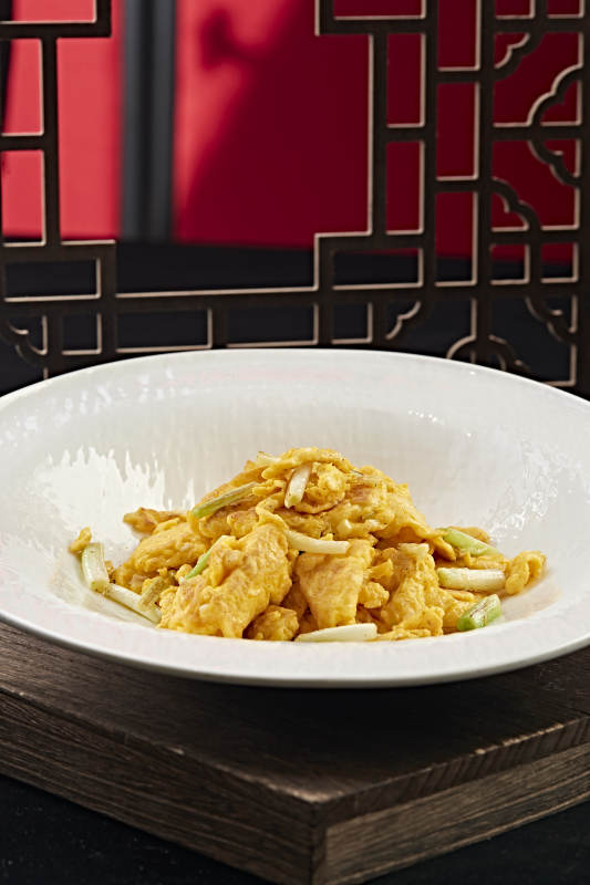 韭黄炒北京油鸡蛋