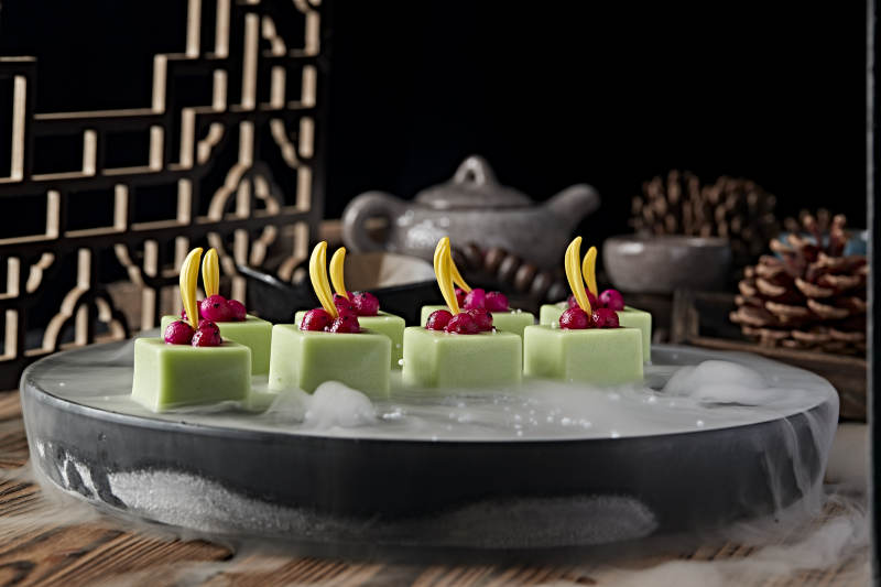 冰镇哈密瓜果冻豆腐