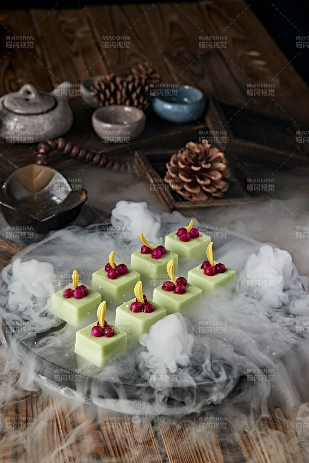 冰镇哈密瓜果冻豆腐