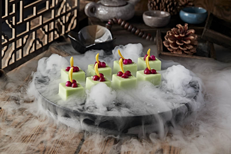 冰镇哈密瓜果冻豆腐