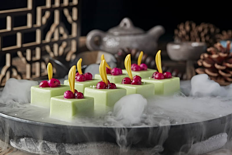 冰镇哈密瓜果冻豆腐