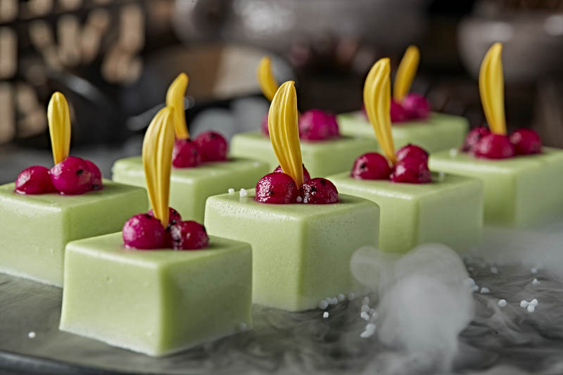 冰镇哈密瓜果冻豆腐