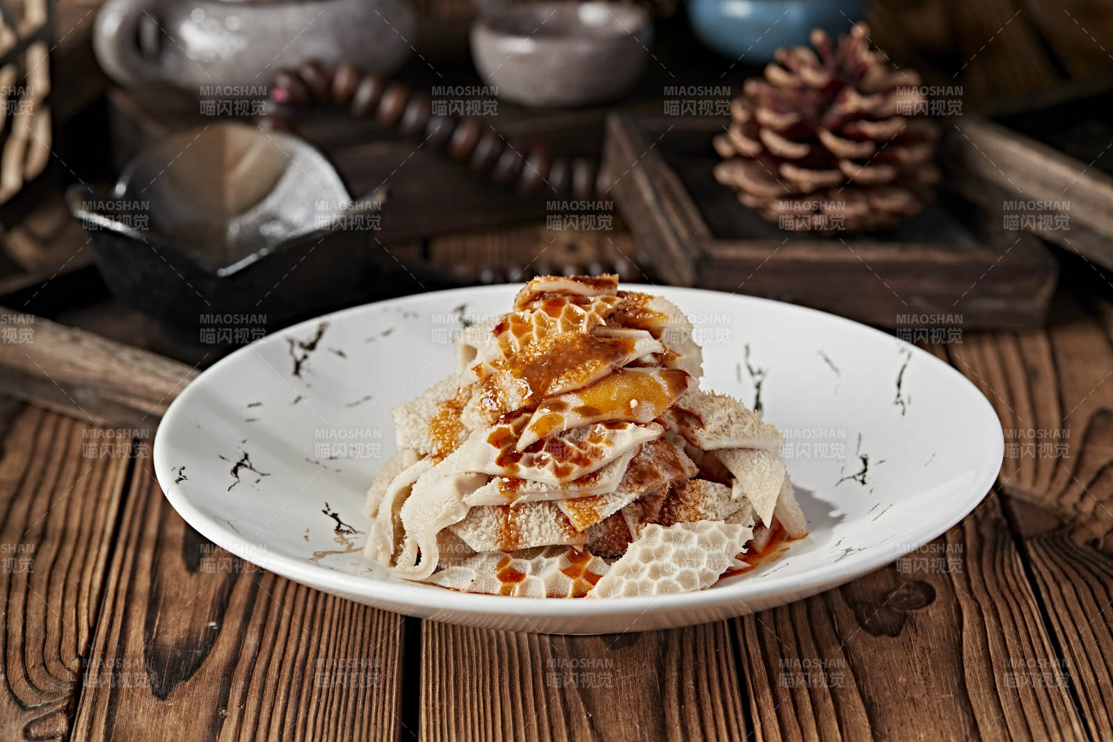 澆汁白水煮羊肚