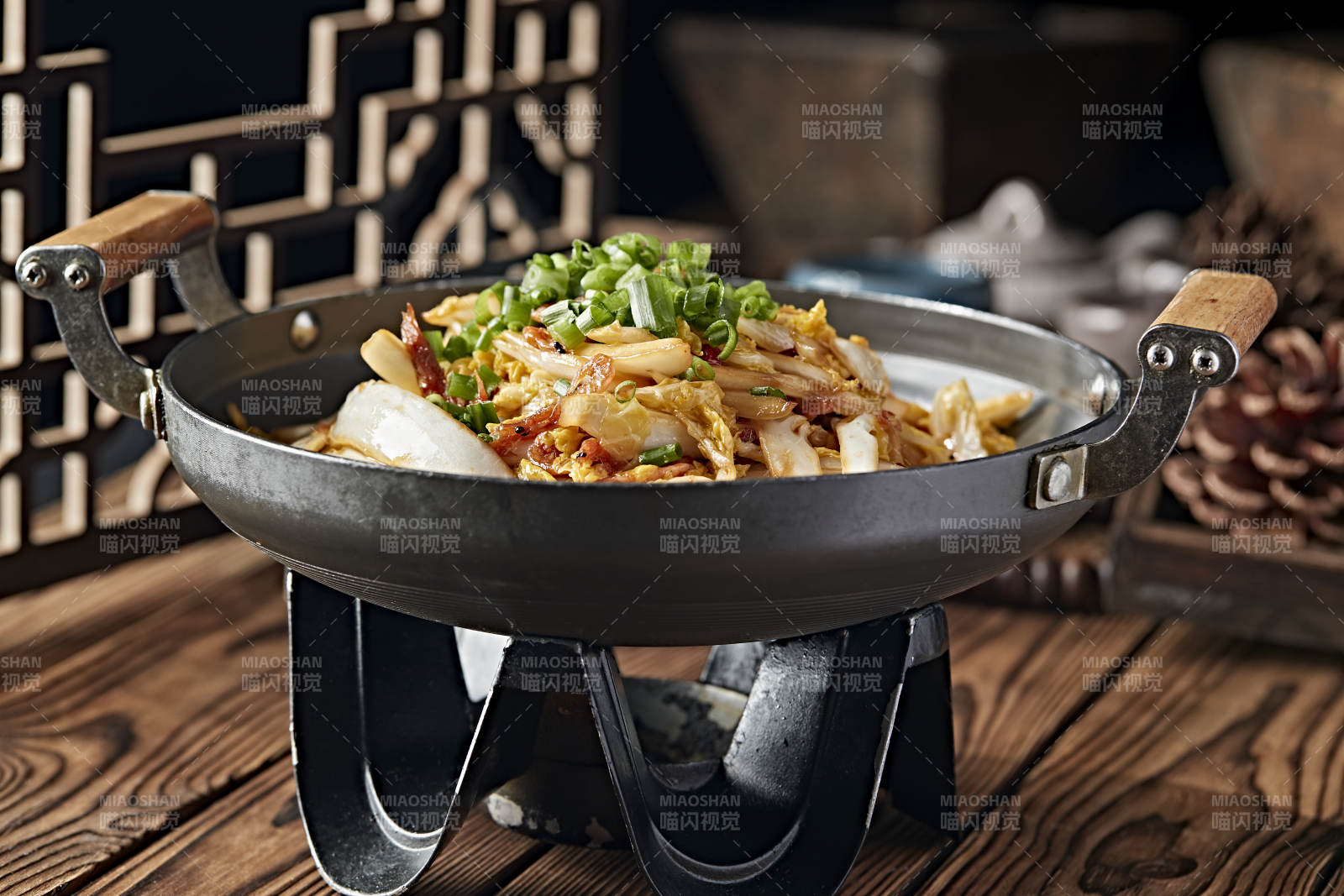 锅仔葱香虾干娃娃菜