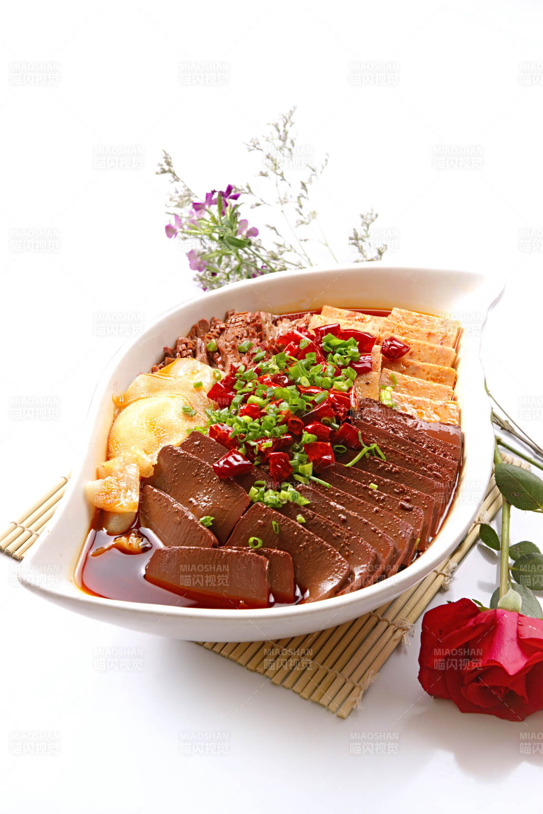 红油川香毛血旺