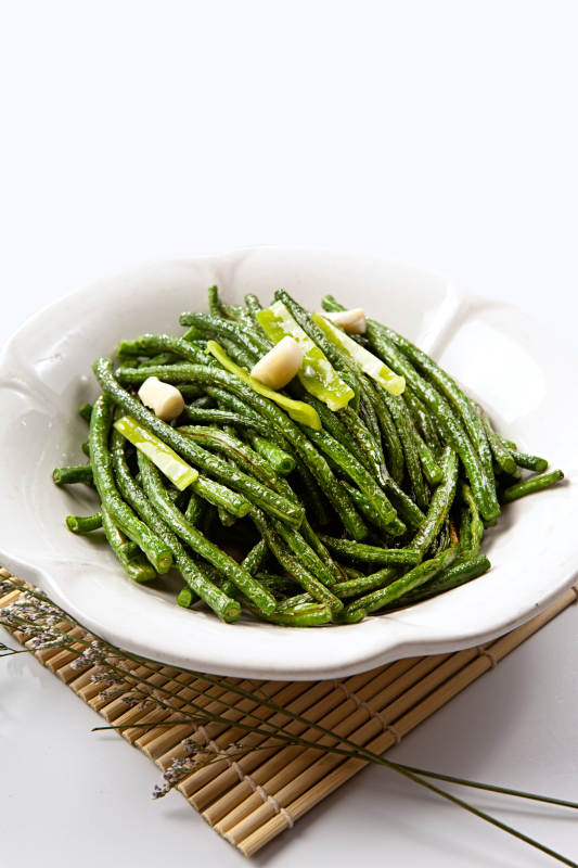 清炒蒜香豇豆