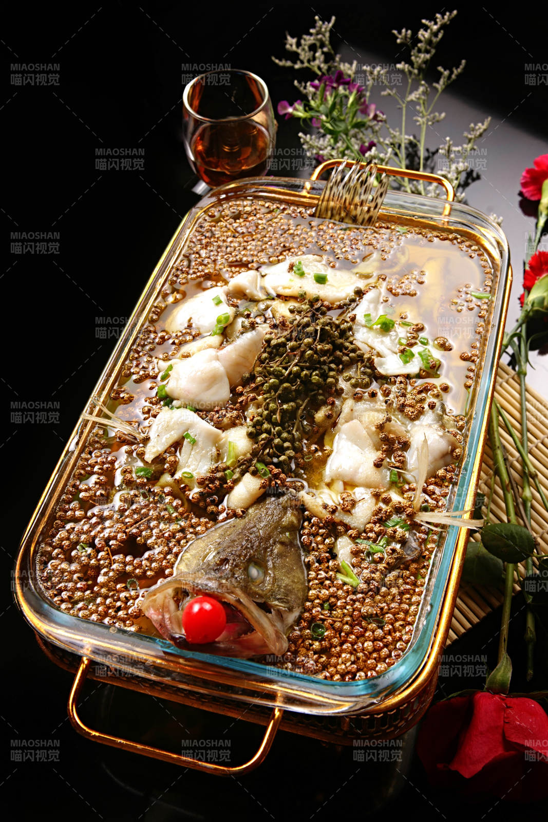 花膠藤椒跳水鱖魚