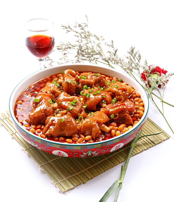 红烧黄豆炖猪蹄