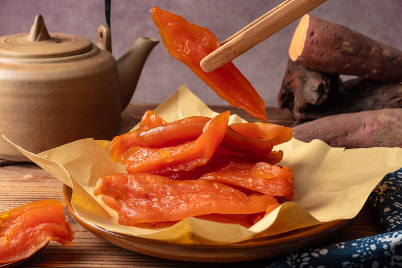 红薯干特写