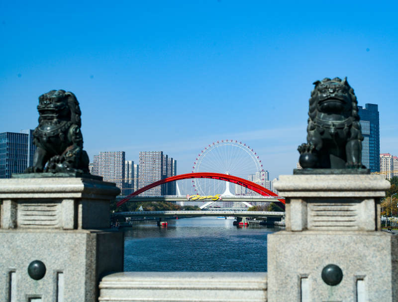 天津之眼—狮桥映摩天轮