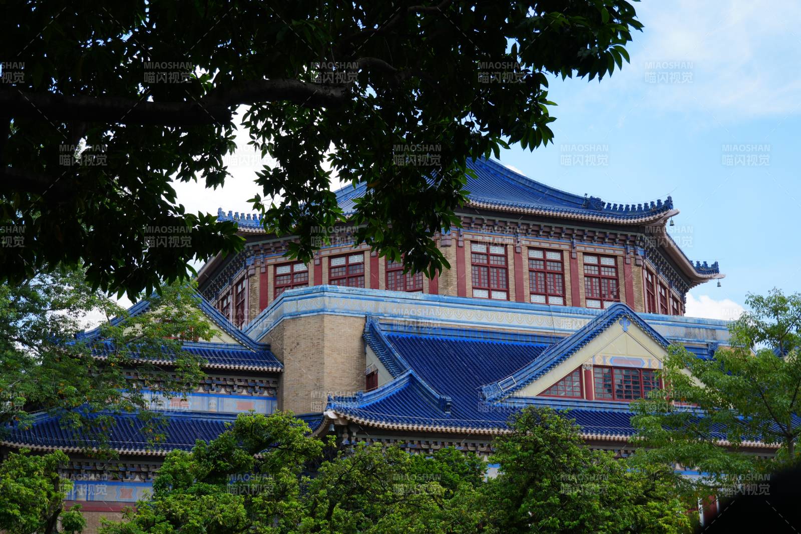 广州中山纪念堂古建筑风光
