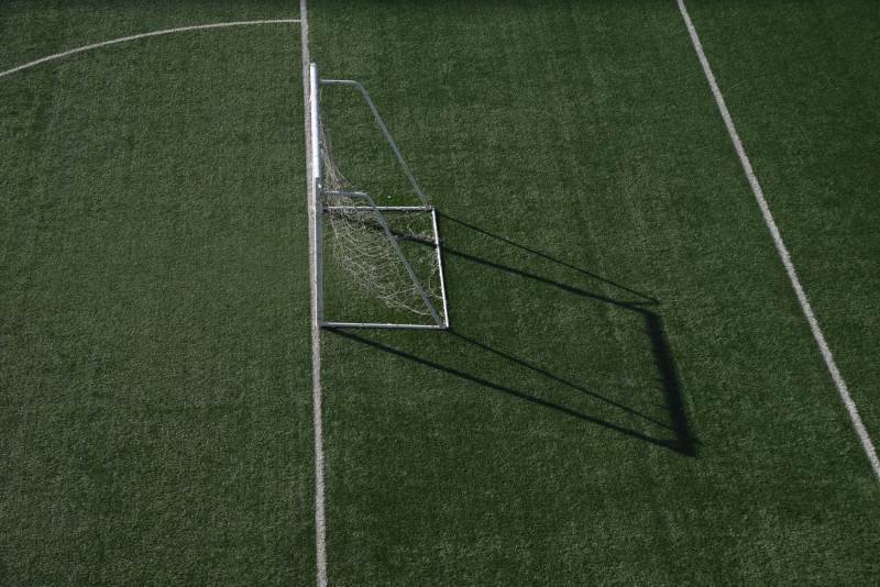 足球场上的球门