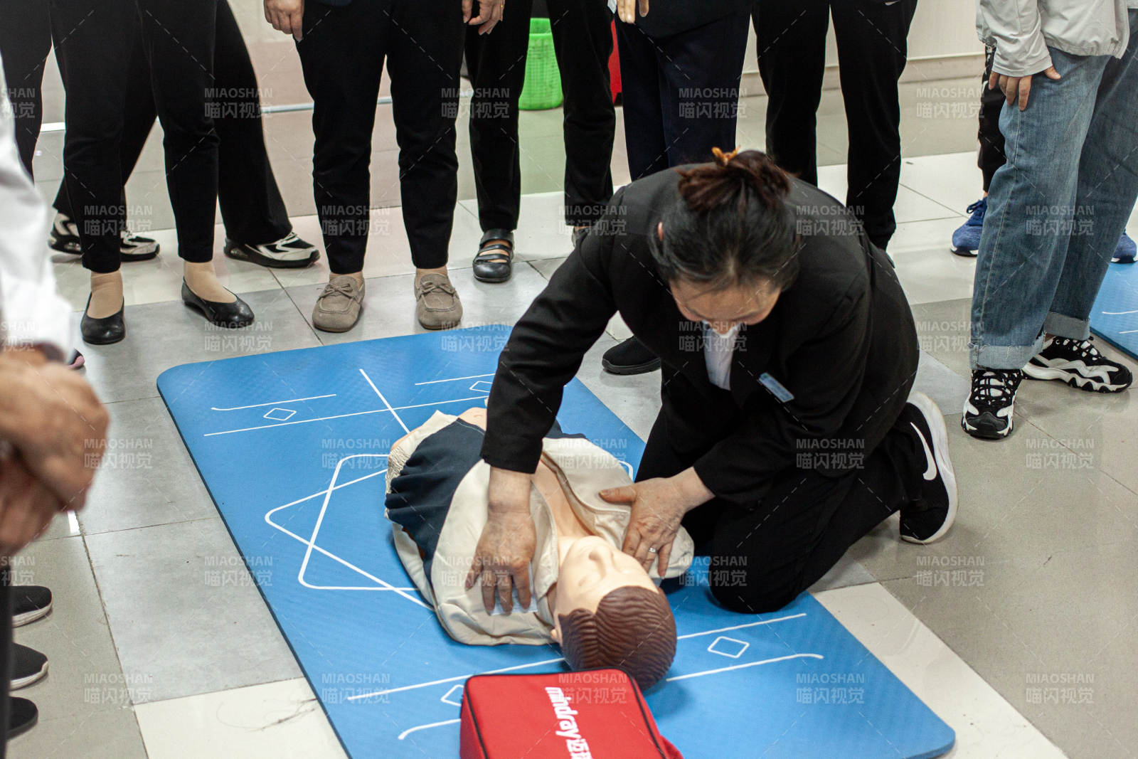 心肺复苏培训现场