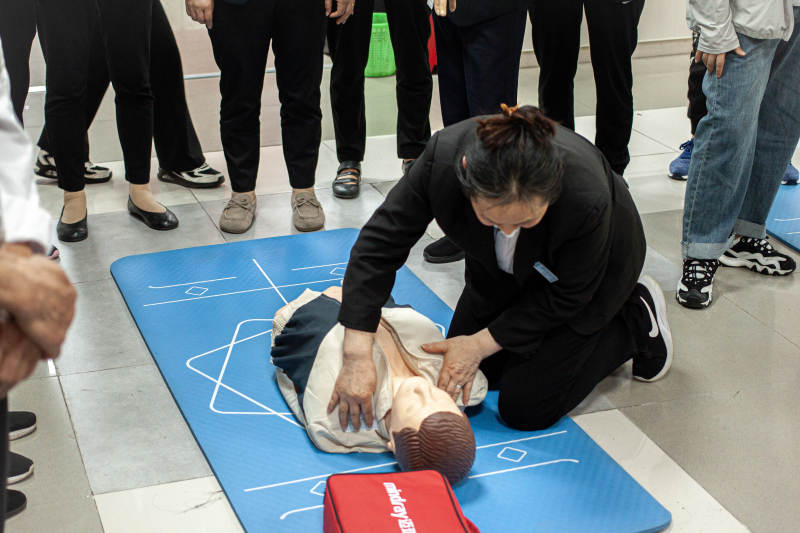 心肺复苏培训现场