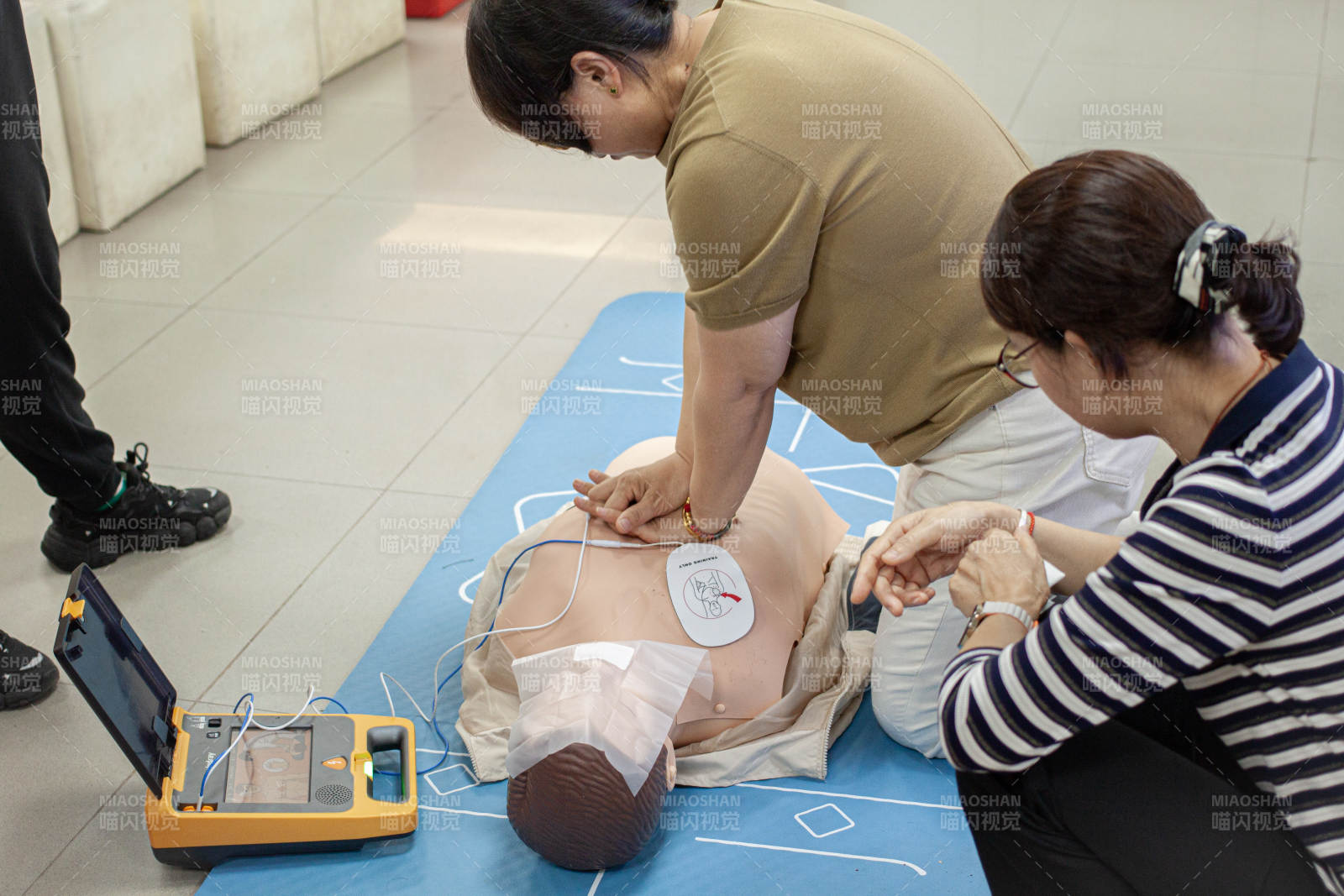 心肺复苏训练现场