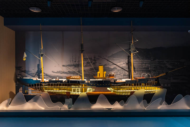 马尾船政博物馆航海模型展示