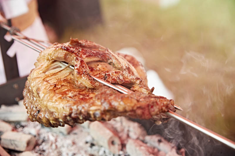 烤鸡腿 香气四溢