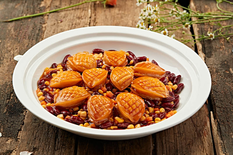 红豆鲍鱼玉米煲