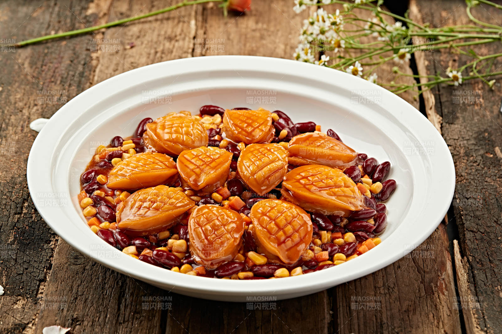 红豆鲍鱼玉米煲