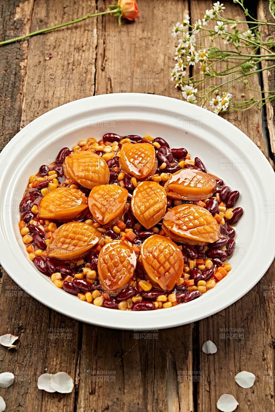 红豆鲍鱼玉米煲