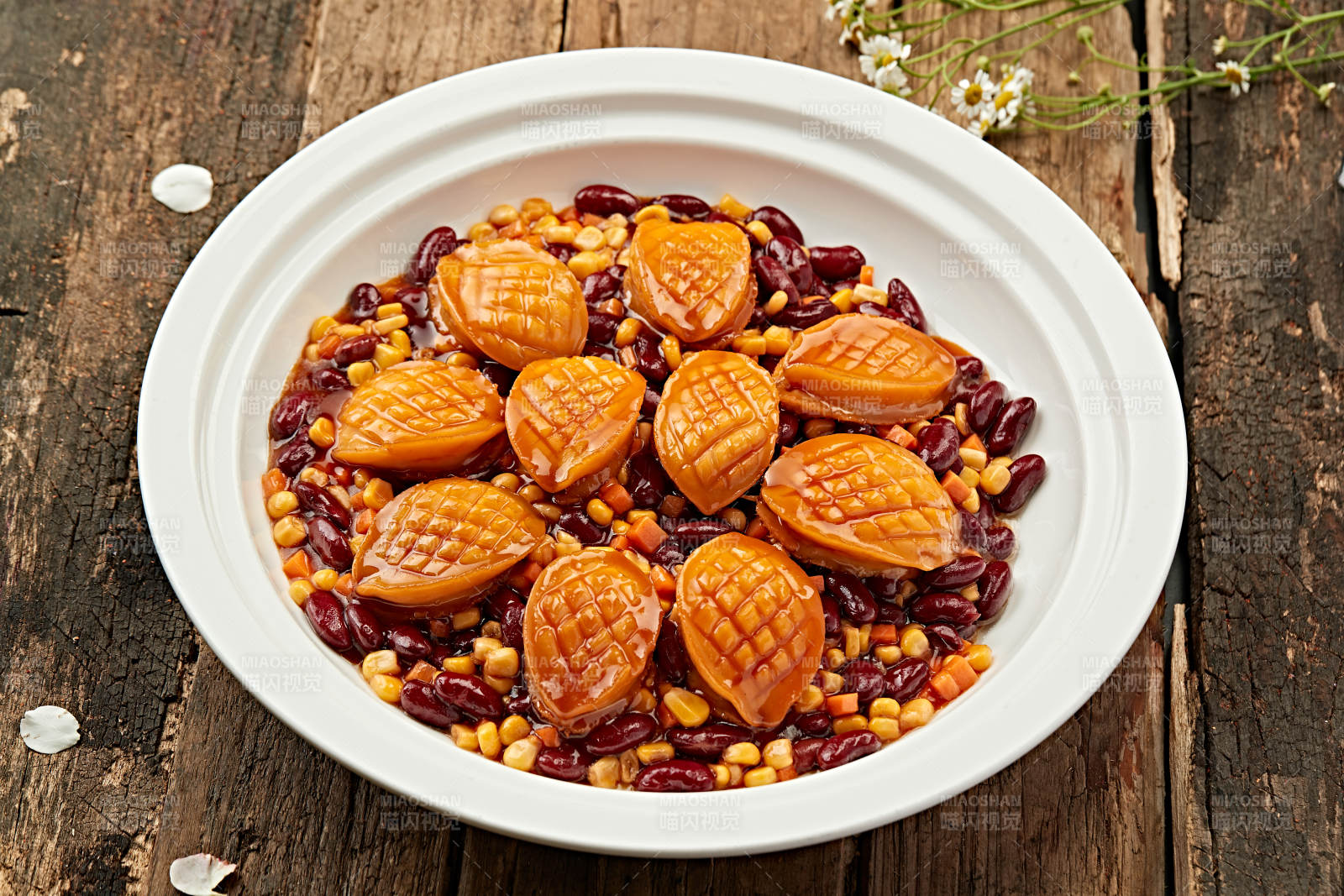 红豆鲍鱼玉米煲