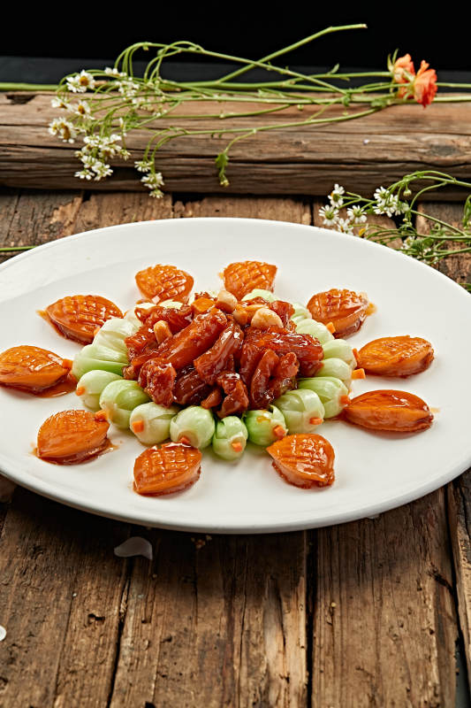 美味佳肴摆盘艺术