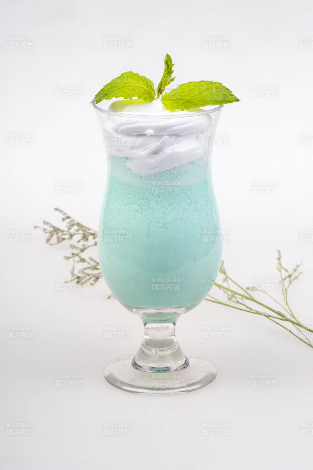 薄荷蓝饮