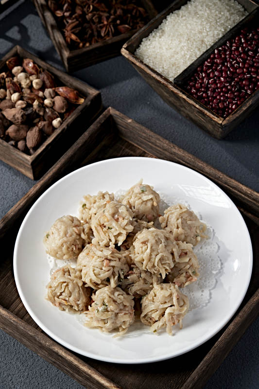 香糯丸子配五谷