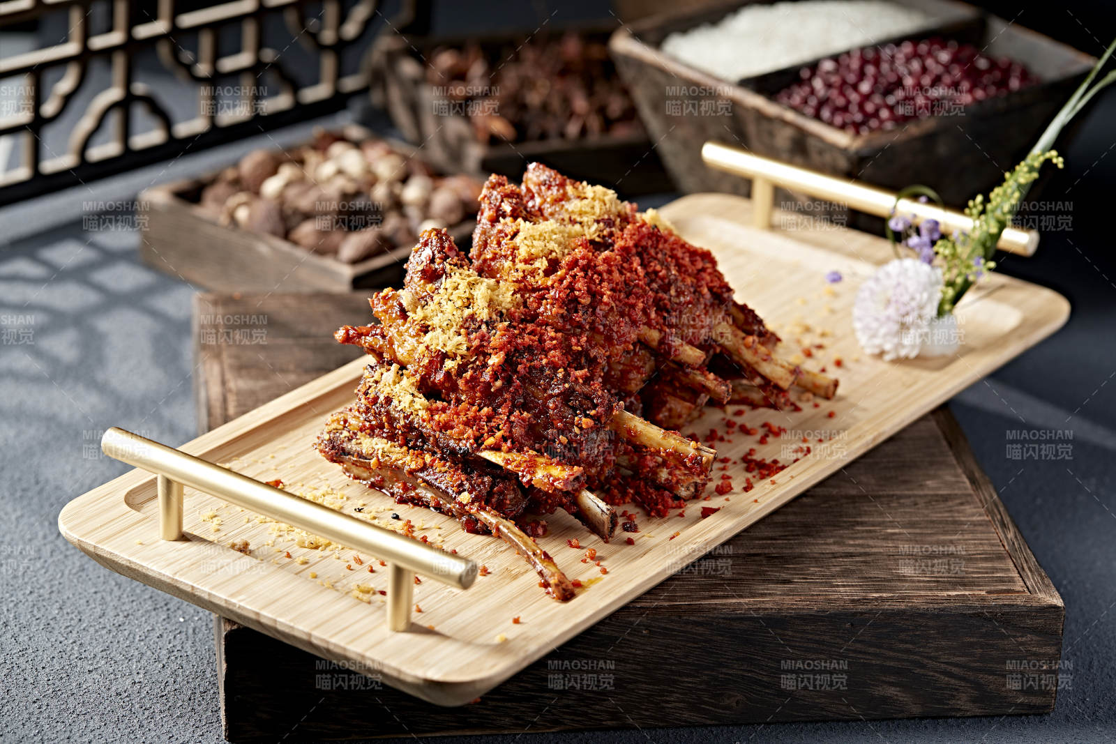 香辣烤羊排