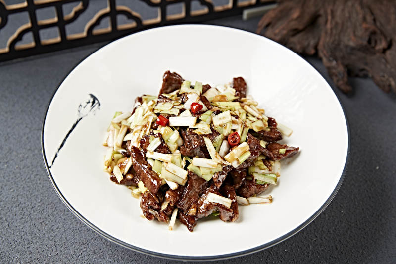 川香韭黄熘肝尖