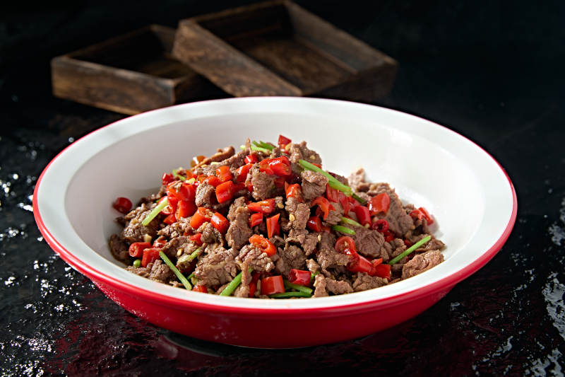 辣炒牛肉粒