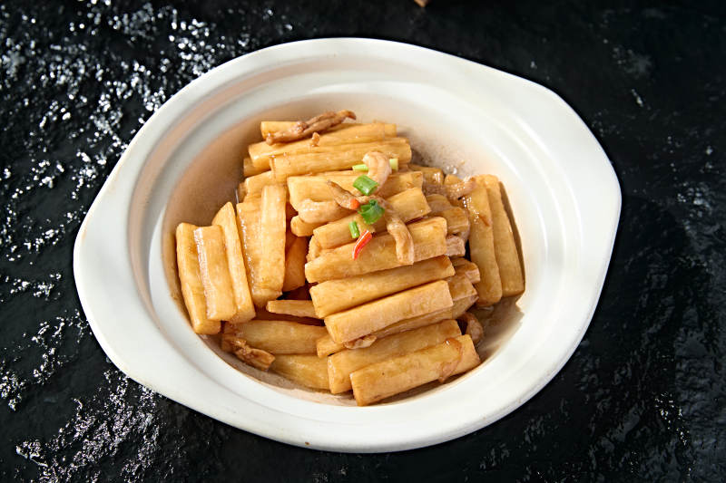 海鲜酱煲肉丝长山药