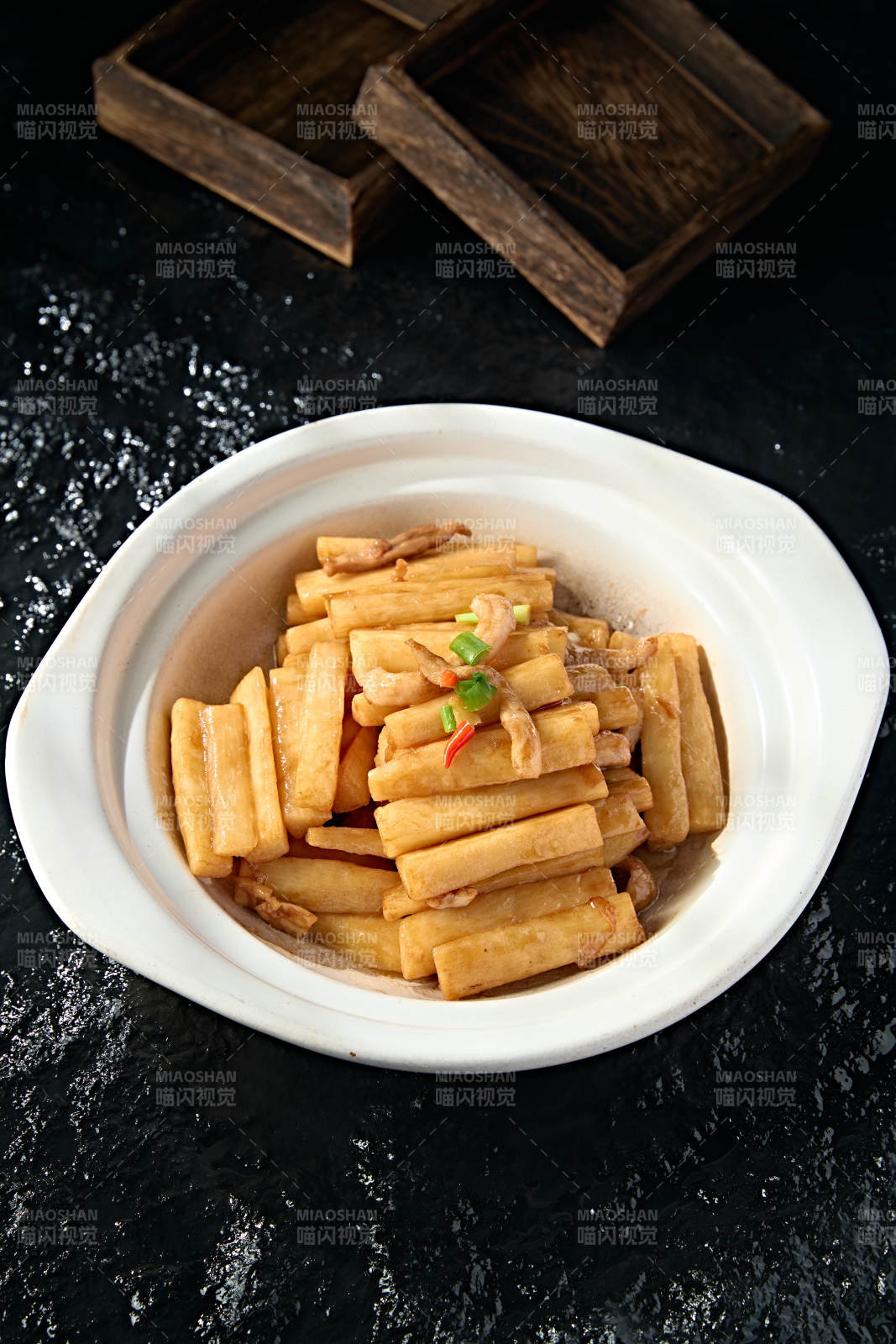 海鲜酱煲肉丝长山药