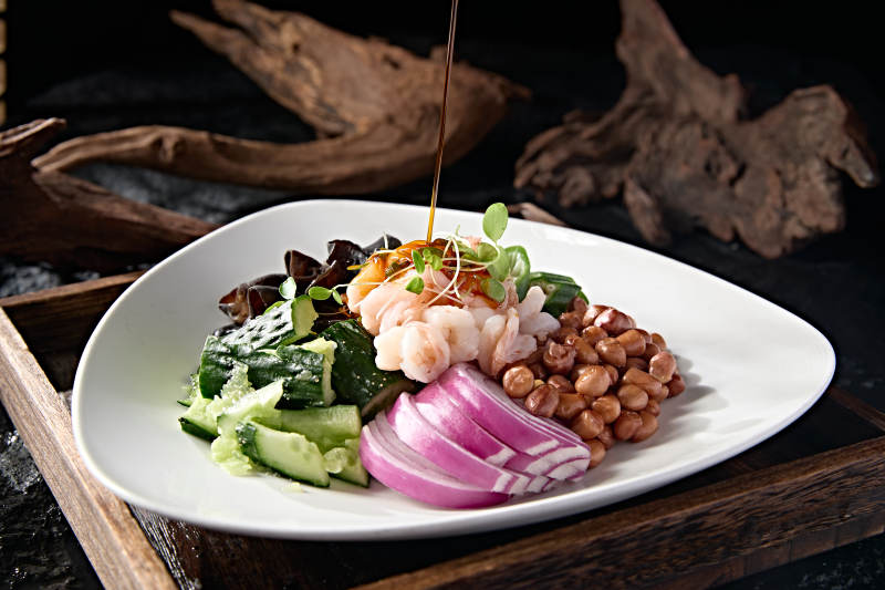 精美中餐凉菜浇汁拌六样