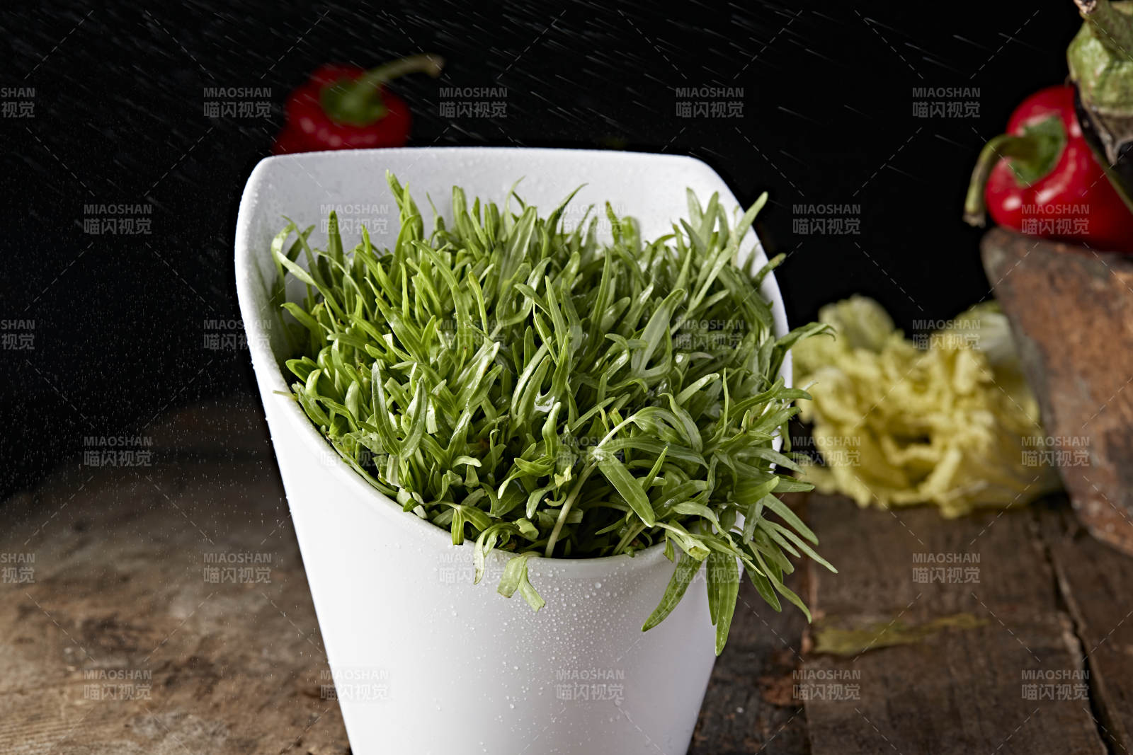 火锅食材空心豆苗