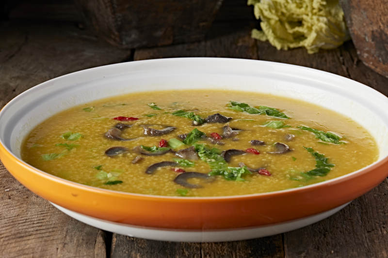 金汤海参小米粥