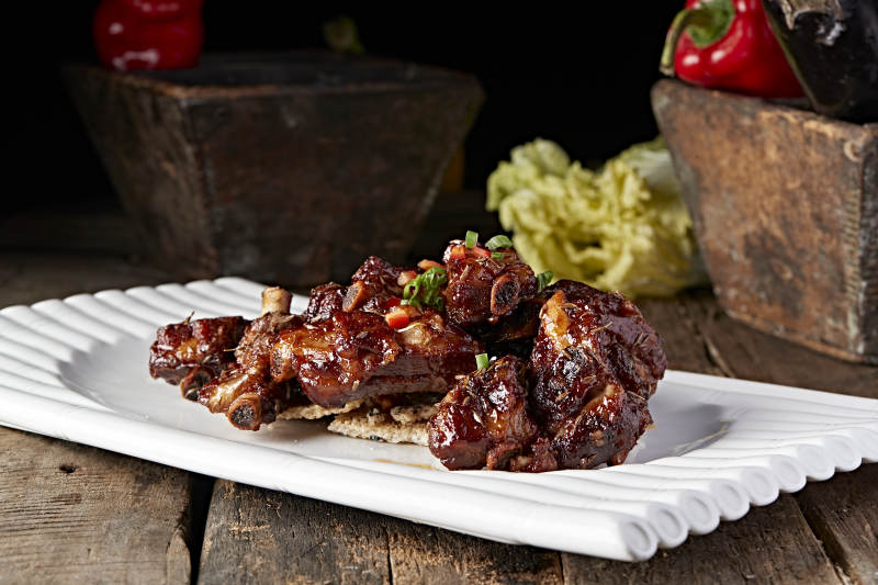 香辣烤排骨