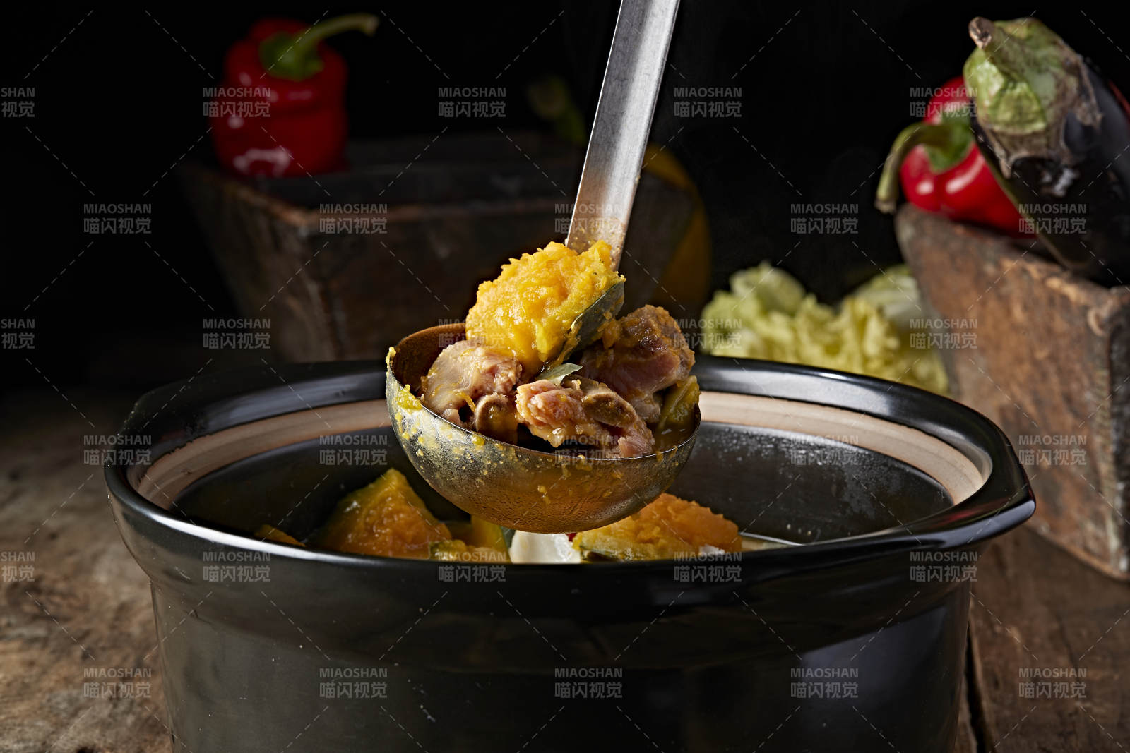 美味炖菜特写