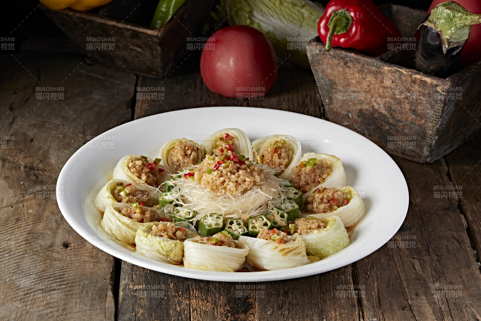 卷心菜卷配馅料