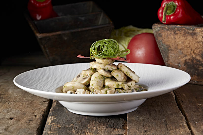 韭花酱凉拌口蘑