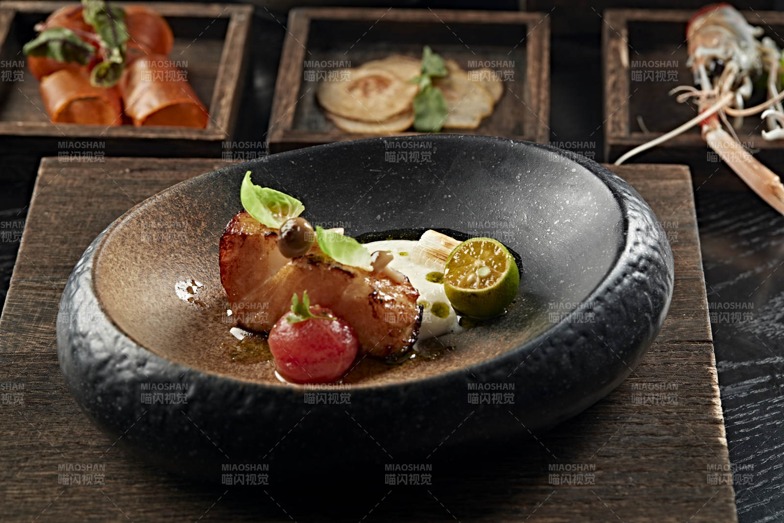 日料铁板煎俄罗斯银鳕鱼