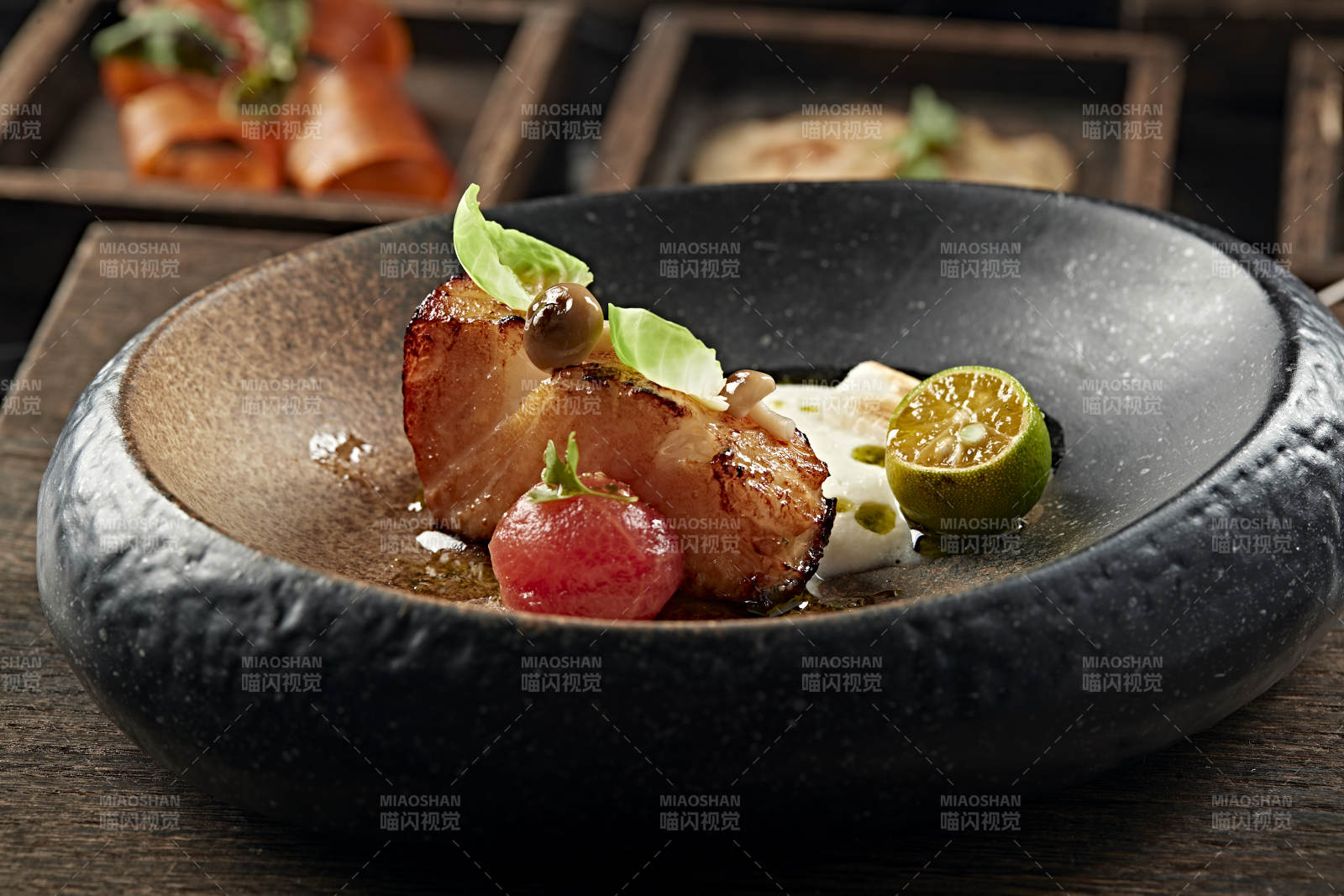 日料铁板煎俄罗斯银鳕鱼