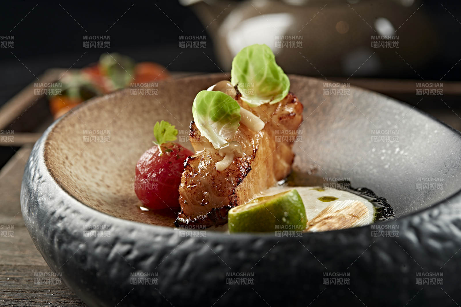 日料铁板煎俄罗斯银鳕鱼