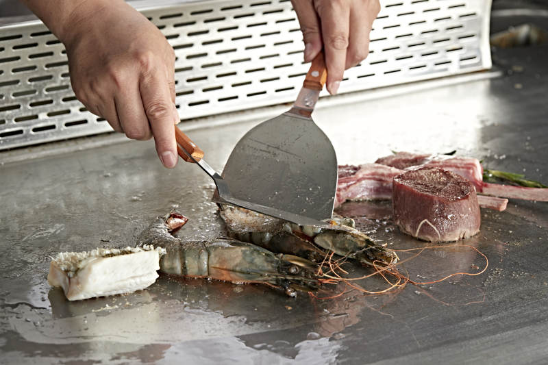 铁板烧海鲜料理