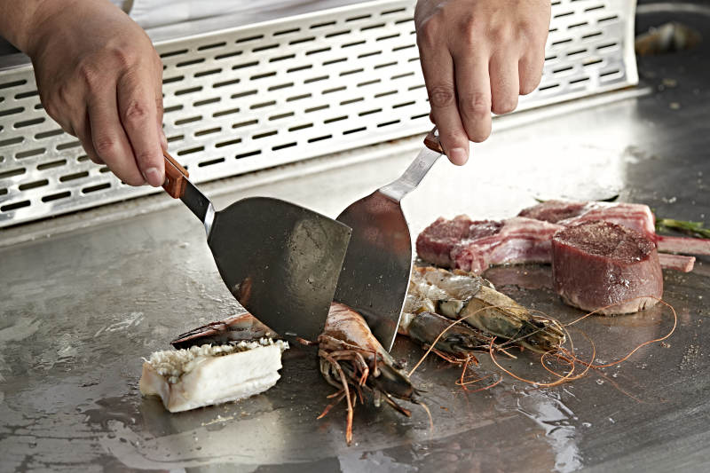 铁板烧海鲜肉品