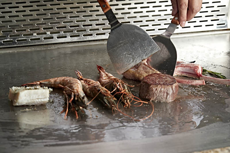 铁板烧美食特写