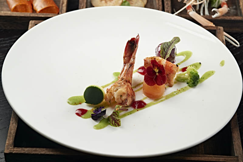 精致美食艺术摆盘