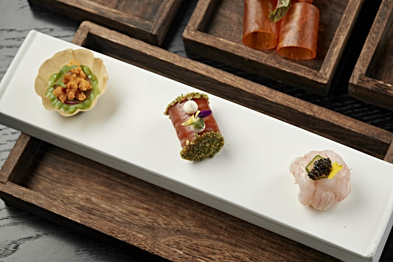 精致日式料理拼盘