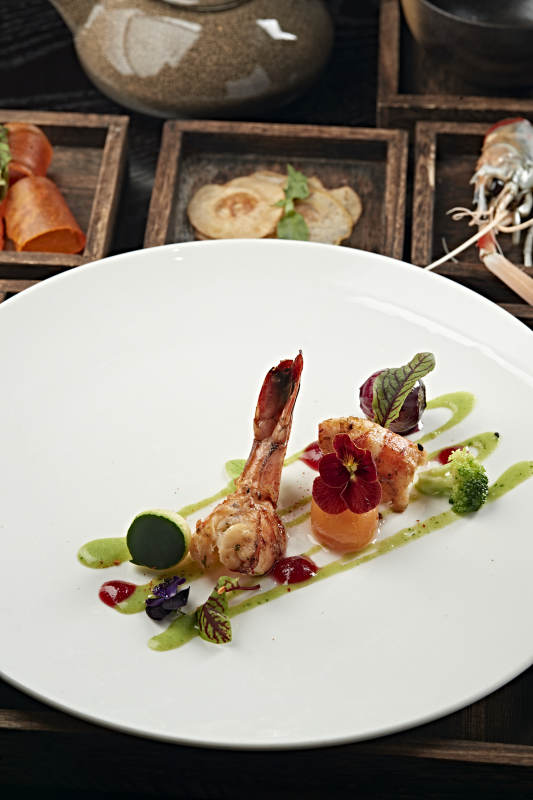 精致虾仁创意料理